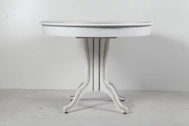 Стол деревянный Орион-5 (d1000) тон 1 с золотой патиной