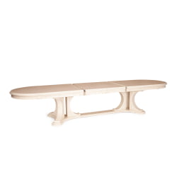 Стол VERSAL овальный бук, мдф, 300 (350/400) х 110 х 78 см, бежевый патина
