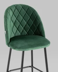 Стул барный Марсель Б велюр Зеленый