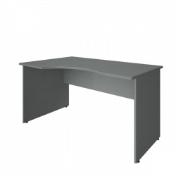 Стол криволинейный левый Riva А.СА-2 Л Серый