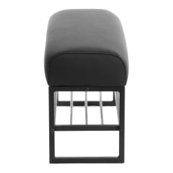 Банкетка-обувница Charli Lux/Чарли Люкс БО экокожа , Sharp Черный