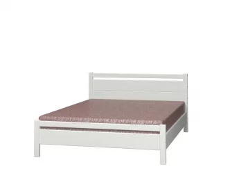 Кровать из массива Вероника 1 200х90 Белый Античный