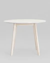 Стол из массива дерева GERDA 100x100 Беленый дуб