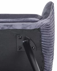 Стул обеденный DOBRIN MARY Серый велюр 1922-19