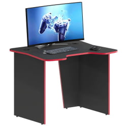 Игровой компьютерный стол SKILLL SKL 100CB антрацит/красный
