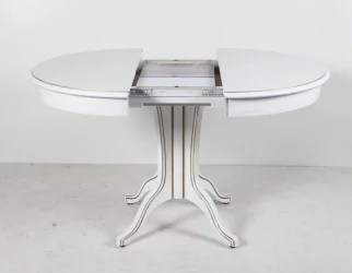 Стол деревянный Орион-5 (d1200) тон 1 с золотой патиной