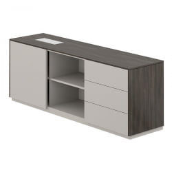 Тумба опорная 1700 правая Atlas NZ-0211.BT.GS.R Бренсон Трюфель Серый камень