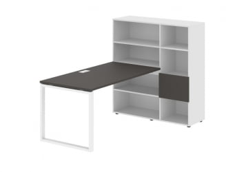 Рабочая станция EDIS EQRST 1215 Мокко Белый Белый