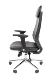 Офисное кресло CHAIRMAN 500 LUX экокожа Черный