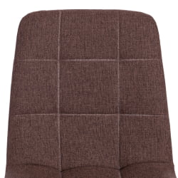 Стул CHILLY MAX ткань/металл, 45 х 54 х 90 см , темно-коричневый 01/черный