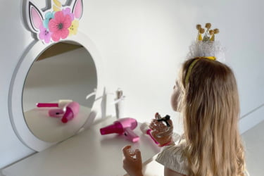 Набор детский Единорожка MK-0020 Белое дерево/белый (плюш)