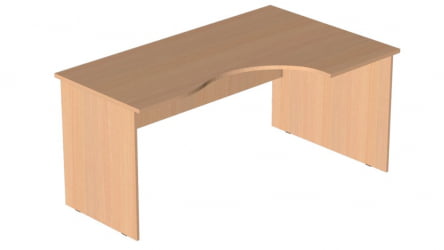 Стол компьютерный угловой Р.СКУ-16 (правый) Дуб сонома светлый