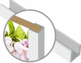 Профиль для стеновой панели P-3 белый