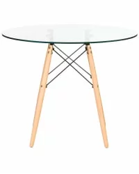 Круглый стол из стекла DOBRIN CHELSEA 90 GLASS Стекло