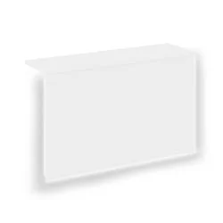 Накладка с подсветкой прямая высокая на 2 модуля О.R-F.MP.V-78 ONIX О.R-NP.V-78.2.S Белый Бриллиант