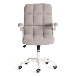Кресло офисное Lugano Wh ткань teddy, светло-серый