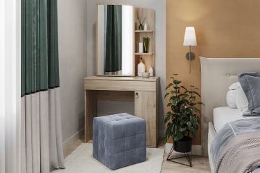 Пуф Рубик 2 PM-003.2 топаз (велюр)