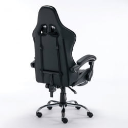 Геймерское кресло BRABIX Dexter GM-135 подножка Черное