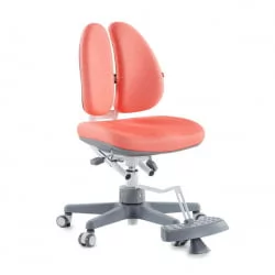 Кресло с подставкой для ног Duo Коралловый