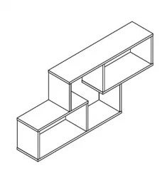 Полка навесная KWS 1150 Белый