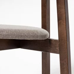 Стул с мягким сиденьем Вега Graphite кашемир Орех