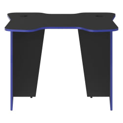 Компьютерный стол с надстройкой SKILLL SKL 100CB антрацит/синий
