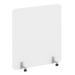 Перегородка на металлических опорах, на роликах R-line DP.R-140-150 Белый Бриллиант