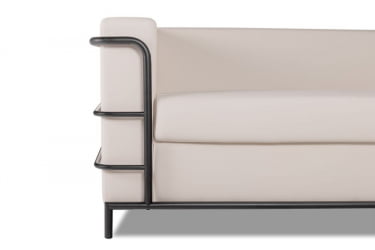 Диван трехместный Аполло 2.0 (3Д) Черный Euroline 9100