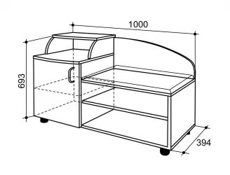 Тумба в прихожую Хит Венге