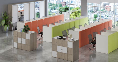 Перегородка боковая проходная Колл-центр KC.B(P) Romeo-13