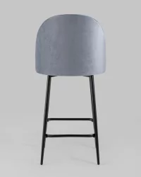 Стул полубарный Марсель ПЛ велюр Серый