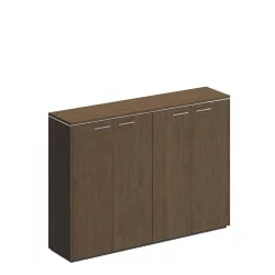 Шкаф для документов средний закрытый VELAR ВЛ 324 ДТ Дуб табачный
