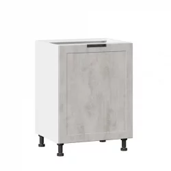 Тумба кухонная 600 Джамис ЛД 296.050.000.005 Белый Белый камень