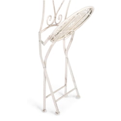 Комплект (стол + 2 стула) Secret de Maison Monique (mod. PL08-6241.6242) металл, стол:62*73, стул: 48*40*93, Античный белый (Antique White)