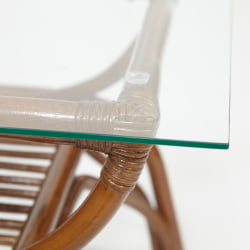 Стол для дачи VENICE 53x46x45 см, coco brown (коричневый кокос)