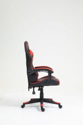 Кресло спортивное ТопЧаирс Шадов черно-красный / TopChairs Shadow