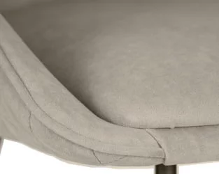 Стул обеденный DOBRIN STELLA (ЭМАЛЬ ЧЕРНЫЙ МУАР велюр Catania Cocoa)