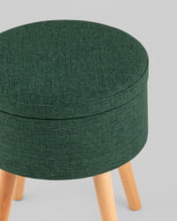 Кресло Store Woody рогожка темно-зеленая