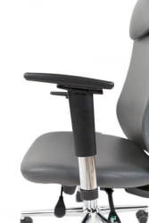 Офисное кресло CHAIRMAN 500 ЛЮКС (LUX) ЭКО экокожа Серый