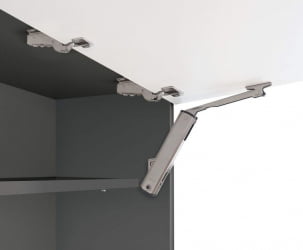 Шкаф-витрина с откидной системой Грейс 105.08 Оникс Кубанит