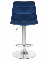 Стул барный DOBRIN TAILOR Синий велюр MJ9-117