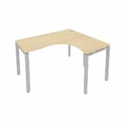 Стол письменный МЕТАЛ СЙСТЕМ Б.СА-3 Пр Акация/Серый / METAL SYSTEM