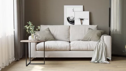 Придиванный столик Альбано Белый мрамор