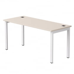 Стол прямой на металлокаркасе, опоры 90 гр Everprof EVO 254S008 Кашемир Белый