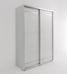 Шкаф-купе 2-х дверный Акцент-Лайт Д 1400х600 Выбеленное дерево