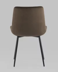 Стул Остин велюр Темно-коричневый