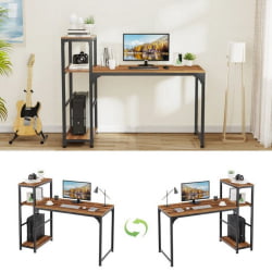 Письменный стол EUREKA ZX-SH140A-RW с шириной 140 см Reclaimed Wood