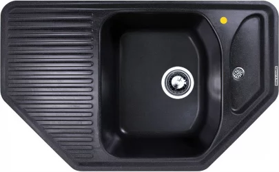 Мойка Кухонная Zigmund and Shtain Eckig 800 Искр.Гранит (Темная Скала)