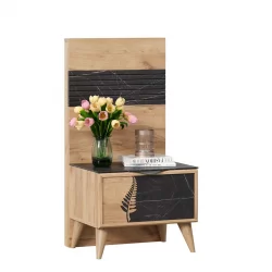 Щит декоративный Шелли ЛД 692.060.000 Дуб золотой Мрамор черный