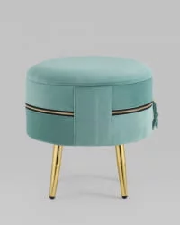 Банкетка Тильда с ящиком велюр Мятный